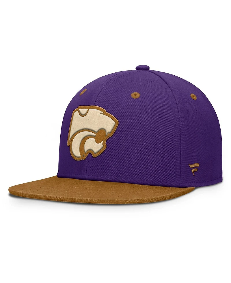Fanatics Men's Purple/Brown Kansas State Wildcats NoBo Fitted Hat
