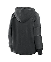 Fanatics Women's Black Cincinnati Bengals Oversized Raglan Gridiron Hoodie