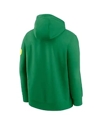 Nike Men's Green Oregon Ducks Nickname Club Fleece Pullover Hoodie
