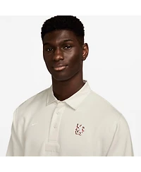 Nike Men's Cream Chelsea Club Long Sleeve Polo Shirt