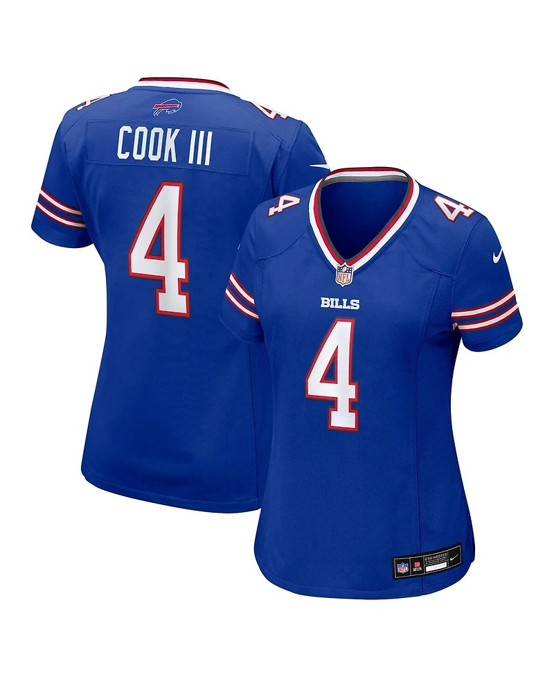 Nike Women's James Cook Iii Royal Buffalo Bills Team Game Jersey
