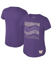 Colosseum Big Boys and Girls Purple Washington Huskies Rogan T-Shirt