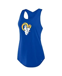 Fanatics Women's Royal Los Angeles Rams Iron Fan Tank Top