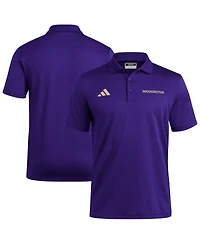 Adidas Men's Purple Washington Huskies Ultimate 365 Ottoman Polo Shirt
