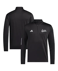 Adidas Men's Black Mississippi State Bulldogs Strategy Half-Zip Golf Jacket