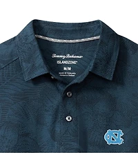Tommy Bahama Men's Navy North Carolina Tar Heels Palm Fresco Hibiscus IslandZone Polo Shirt