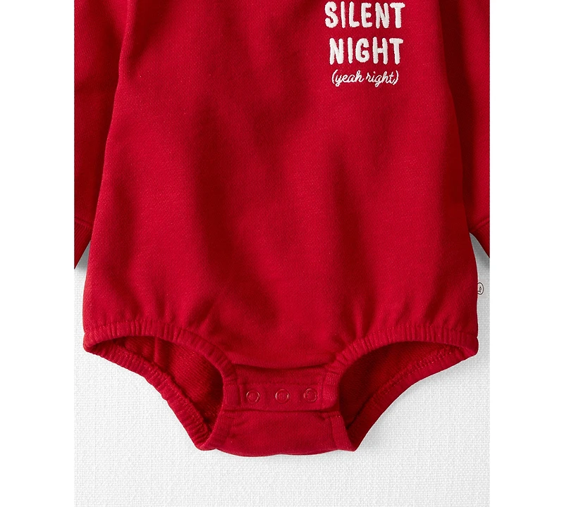 Little Planet by Carter's Baby Boys or Girls Organic Silent Night Bubble Bodysuit