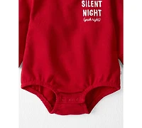 Little Planet by Carter's Baby Boys or Girls Organic Silent Night Bubble Bodysuit