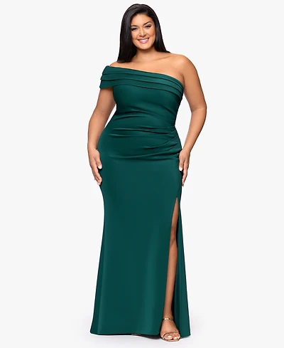 Xscape Plus Sleeveless Maxi Dress