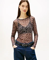 Tommy Jeans Women's Slim All-Over Print Top