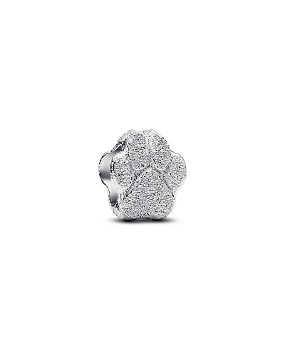Pandora Sterling Silver Textured Paw Mini Charms