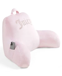 Juicy Couture Backrest Polyester Pillow with Pocket, 30" x 17"