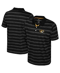 Colosseum Men's Black Missouri Tigers Milk Steak Polo Shirt