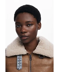 Desigual Women's Combined shearling jacket