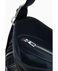 Desigual Women's Medium faux leather bag with buckles