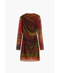 Desigual Women's Draped tulle short dress