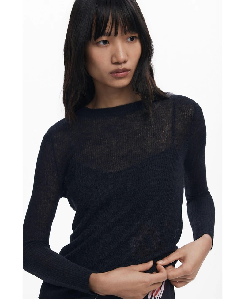 Desigual Women's 2-in-1 brushstroke dress