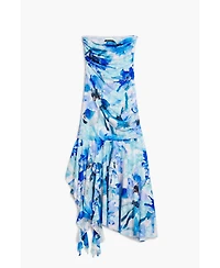 Desigual Women's Asymmetric bandeau dress