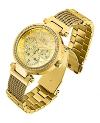 Invicta Women's 28918 Angel Quartz Chronograph Gold Dial Watch