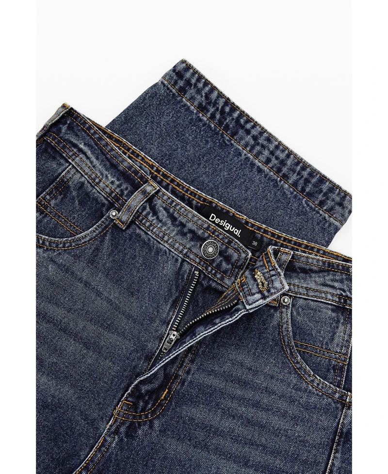 Desigual Women's Distressed Boyfriend Denim