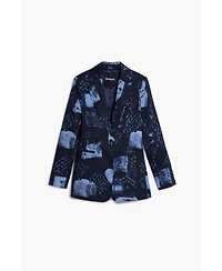 Desigual Women's Collage print blazer