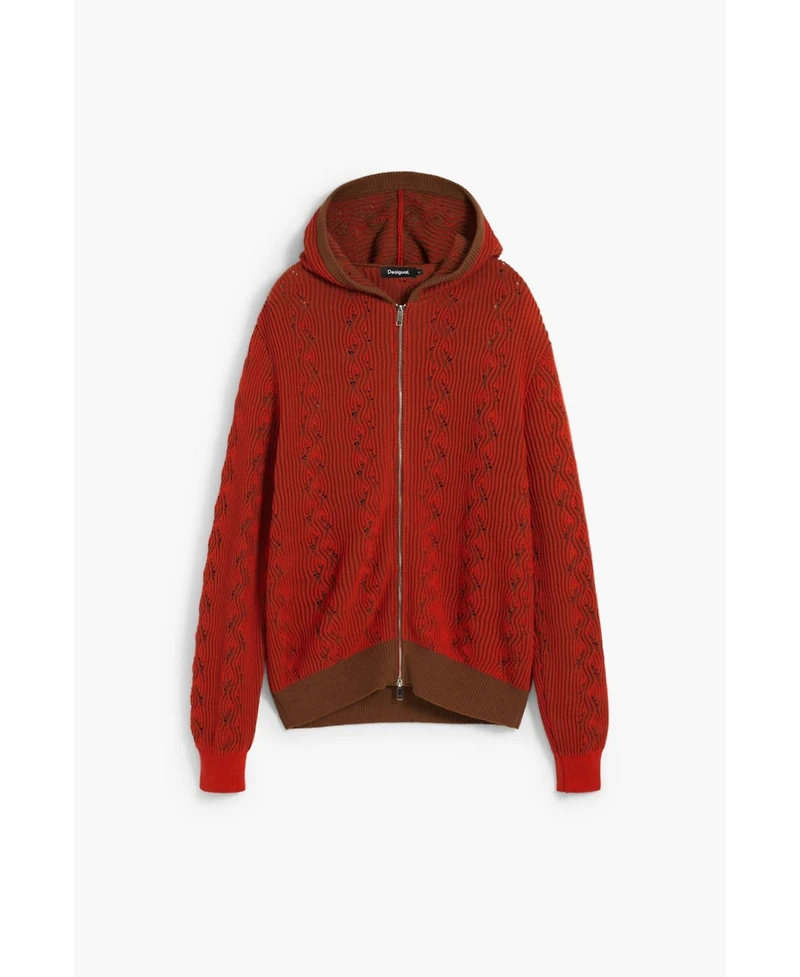 Desigual Men's Zip-knit sweater