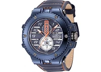 Invicta Men's 47382 Invicta Racing Quartz Multifunction Blue, Silver, Orange Dial Watch