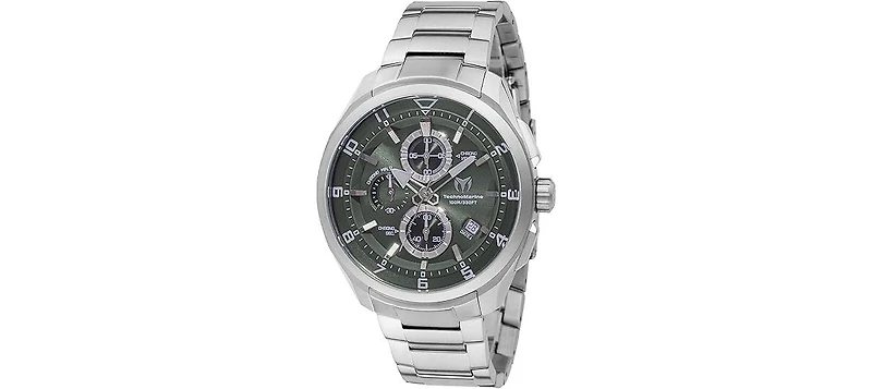 Technomarine Men's Tm-318116 Ocean Quartz Olive Green Dial Watch