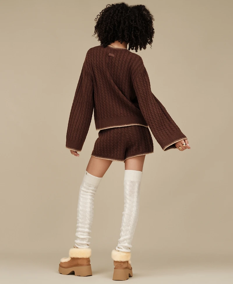 Ugg Women's Rylynn Cable Knit Pull-On Top