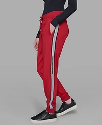 Karl Lagerfeld Paris Women's Logo Tape Jogger