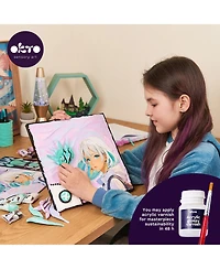 Wise Elk Okto Manga Elements - Air - 3D Clay Canvas Kit (11.8×15.7 in)