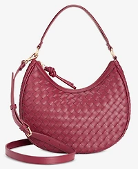 On 34th Woven Crossbody Hobo, Exclusively at Macy's