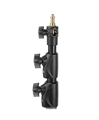 Manfrotto 1005BAC 107" Air Cushioned Aluminum Ranker Light Stand with 3-Sections & 2 Risers, Black