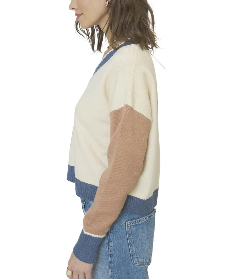 Central Park West Women's Myra Colorblocked Vneck