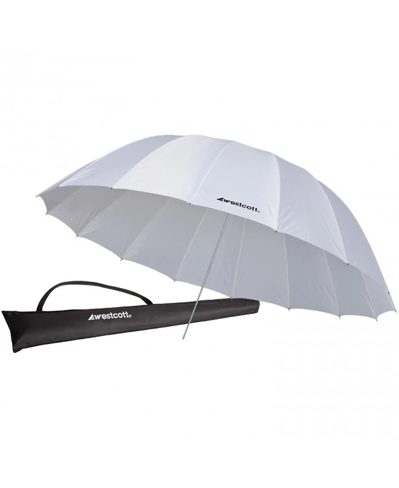 Westcott 7' White Diffusion Parabolic Umbrella