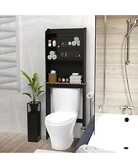 Casainc Over the Commode Space Saver Wooden Storage Cabinet for Bathroom