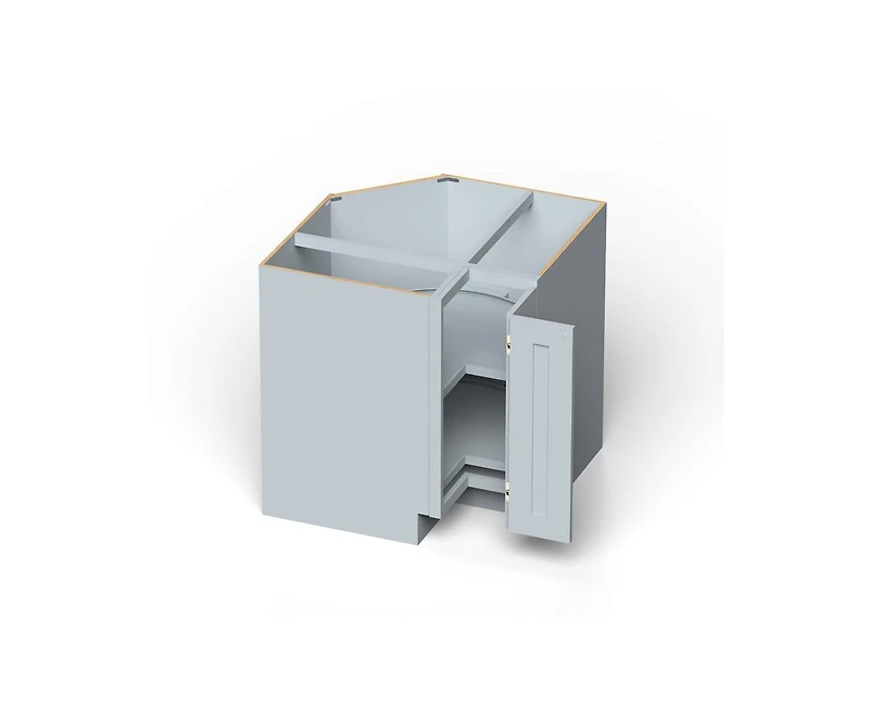 Casainc W33"x D24"x H34.5" Kitchen Corner Base Cabinet