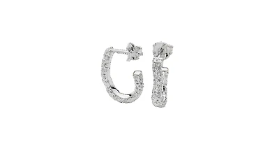 Lucy Quartermaine Half Hula Hoop Earrings