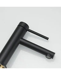 Greenspring Single Hole Single-Handle Bathroom Faucet in Matte Black
