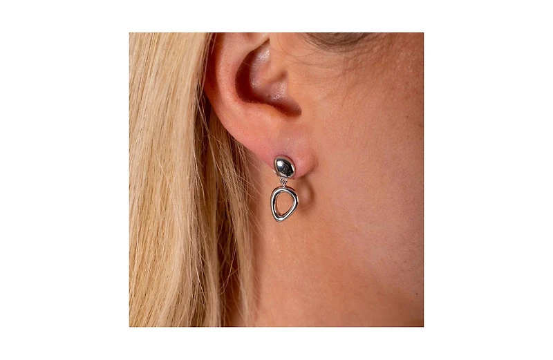 Lucy Quartermaine Volcan Stud Drop Earrings