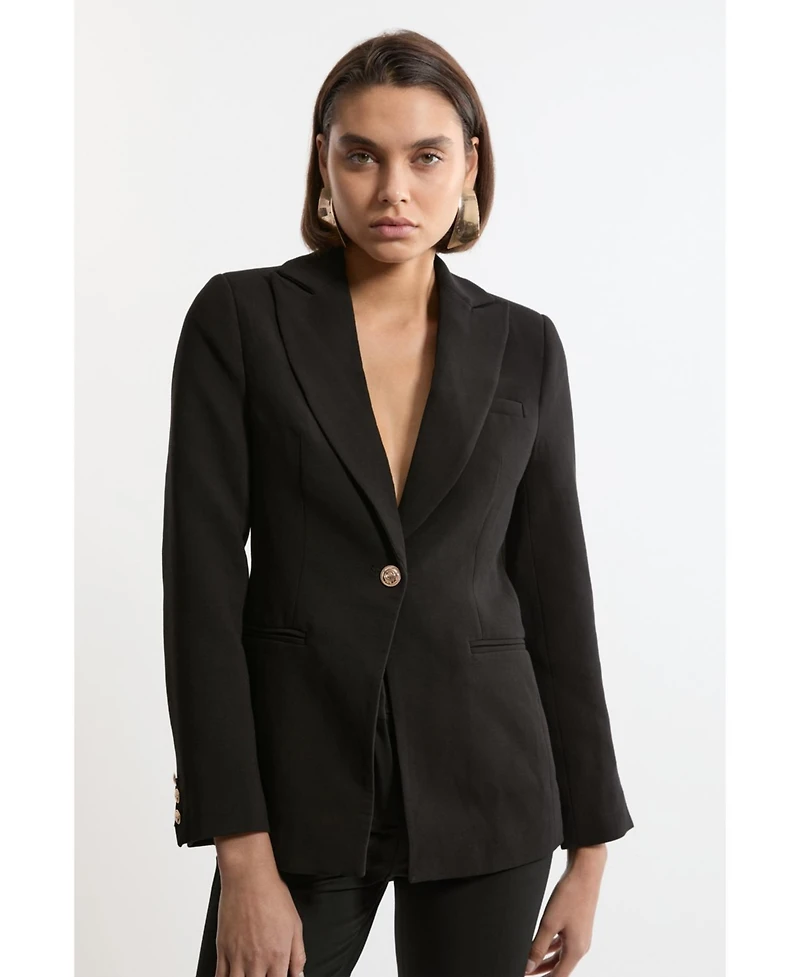 Karen Millen Women's Tailored Single Breasted Blazer