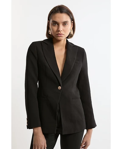 Karen Millen Women's Tailored Single Breasted Blazer