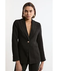 Karen Millen Women's Tailored Single Breasted Blazer
