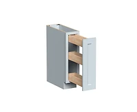 Casainc W9"x D24"x H34.5" Kitchen Base Spicy Rack Cabinet