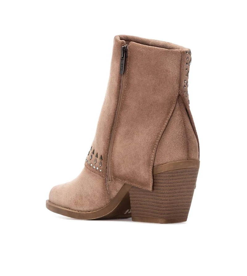 Xti Women's Suede Foldover Booties