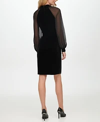 Calvin Klein Petite Long Sleeve Dress