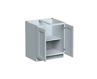 Casainc W30"x D24"x H34.5" Kitchen Base Cabinet with 2 Doors