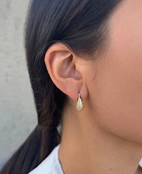 Adornia Gold Cubic Zirconia Teardop Wire Earrings