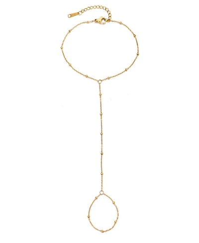 Adornia Tarnish Resistant Gold Plated Handchain