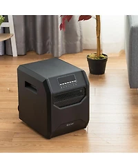 Costway Portable Electric Space Heater 1500W 12H Timer Led Remote Control Room Office